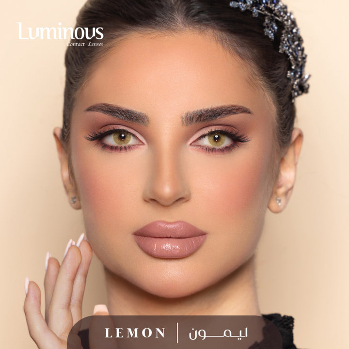 عدسات لومينوس الشهرية ليمون - Lemon - Diora 