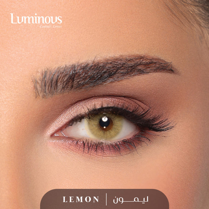 عدسات لومينوس الشهرية ليمون - Lemon - Diora 