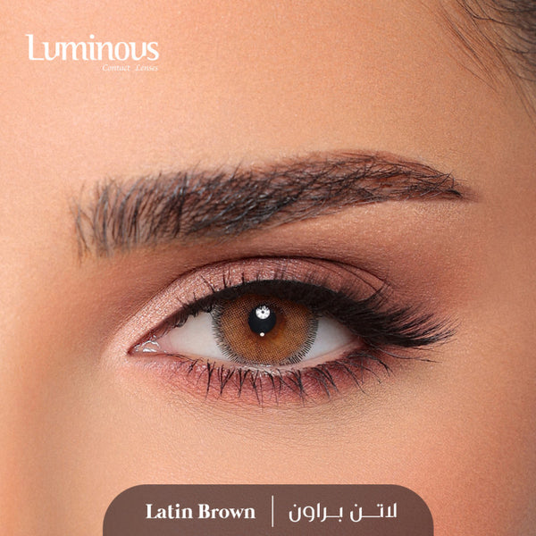 عدسات لومينوس الشهرية لاتن براون - Latin Brown - Diora 