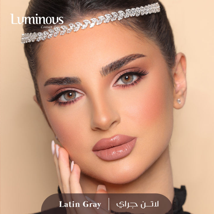 عدسات لومينوس الشهرية لاتن جراي - Latin Gray - Diora 