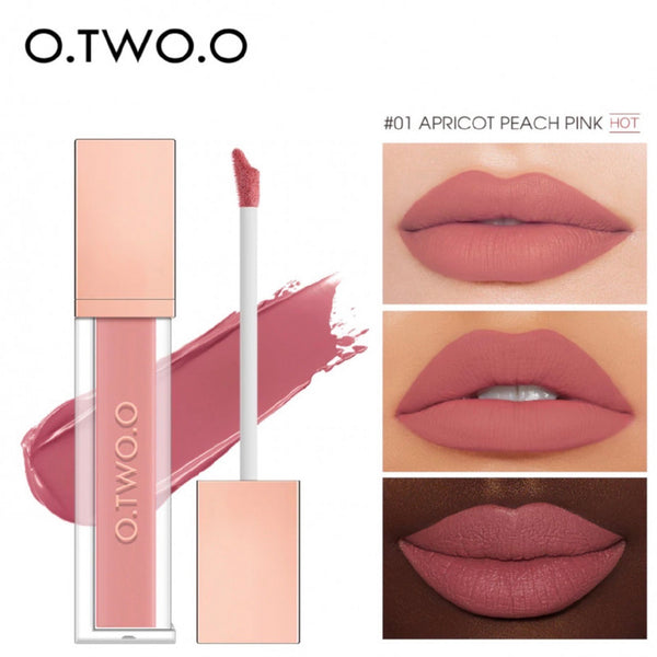 او تو او - روج سائل ثايت جلوس apricot peach pink 01