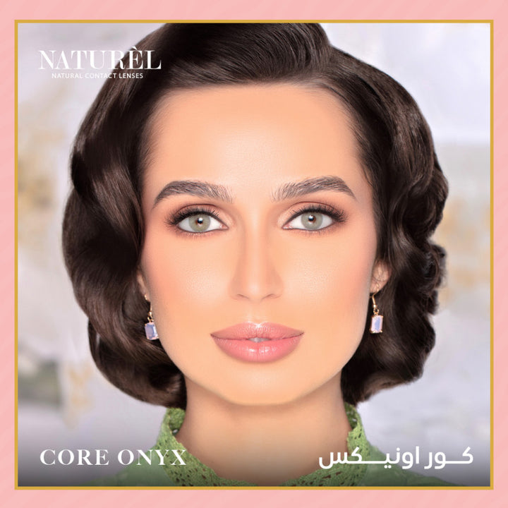 عدسات ناتشورال الشهرية كور اونكس - Core Onyx - Diora 