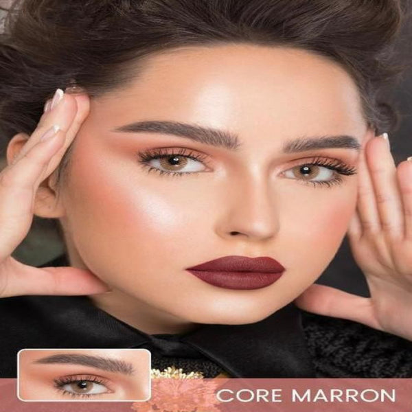 عدسات ناتشورال الشهرية كور مارون - Core Marron - Diora 